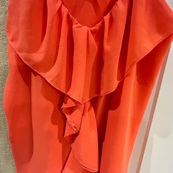 Orange sleeveless top size Medium Naked Zebra - Picture 2 of 3